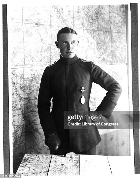 Goering Train Set Hermann Goering stands in a map room, during World War I. News Photo ...