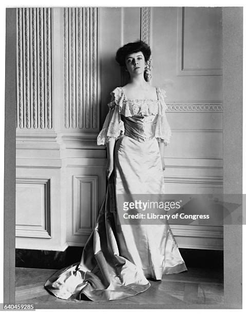 Alice Roosevelt Longworth in Gown