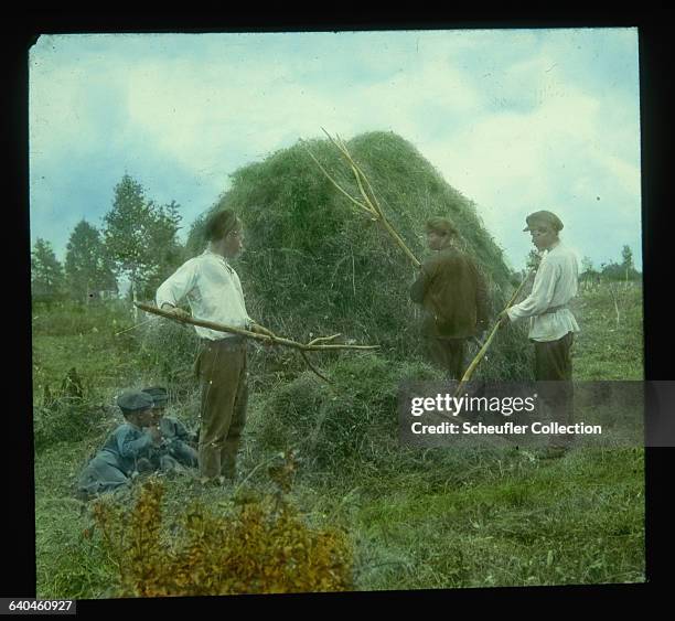 Making A Haystack 157 Vintage Hay Rake Stock Photos, High-Res Pictures, and Images ...
