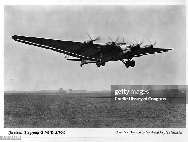 German air transport plane, the Junkers G38 D-2500 was one of only two Junkers G38 aircraft ever built.