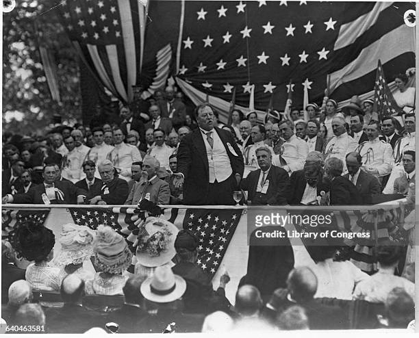 President Taft Giving a Speech