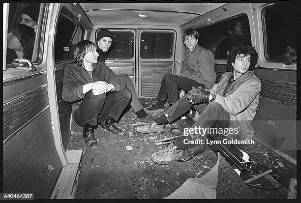 Member of the rock band Television from left to right: Fred Smith, Tom Verlaine, Richard Lloyd, Billy Ficca.