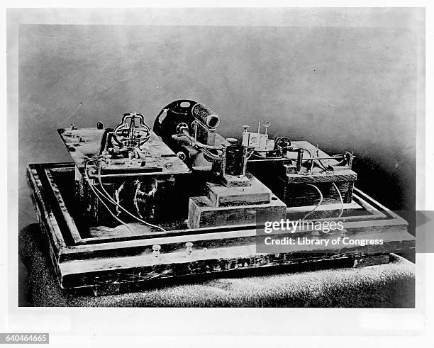 Thomas Edison's Kinetograph, his first motion picture camera, made in 1889.