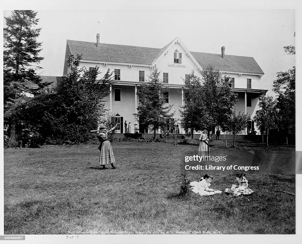 Schroon Lake House Lawn