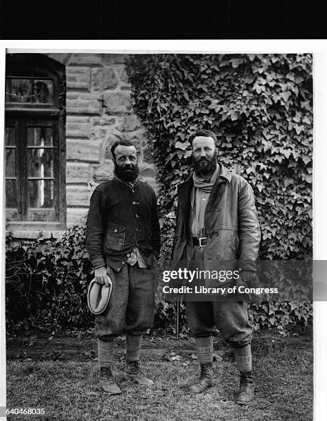 Kermit Roosevelt and his brother Theodore, Jr. On a 1926 hunting expedition in Asia.