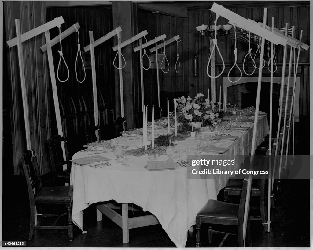 Nooses Over the Dining Table