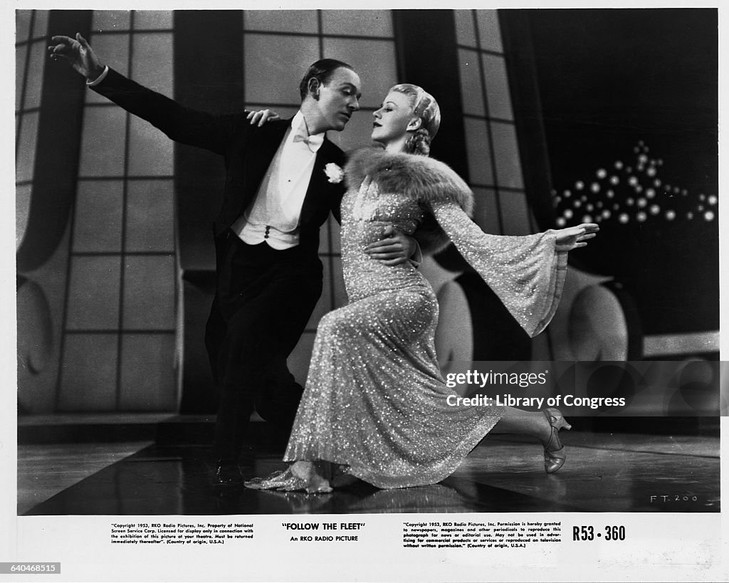 Fred Astaire and Ginger Rogers Dancing