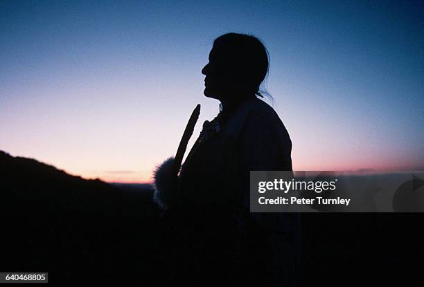 Andalia Davis, a Jicarilla Apache on the Jicarilla Apache Indian Reservation in New Mexico.