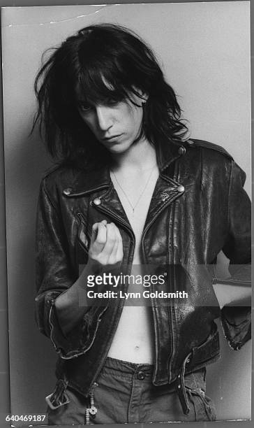 Patti Smith in Leather Jacket