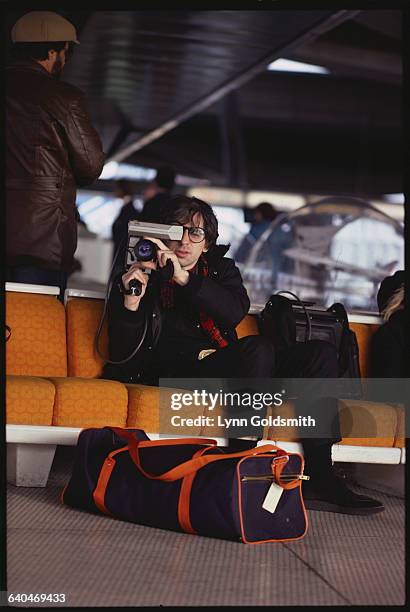 Blondie's Chris Stein Holding a Video Camera