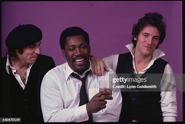 Steve Van Zandt, Clarence Clemons, and Bruce Springsteen