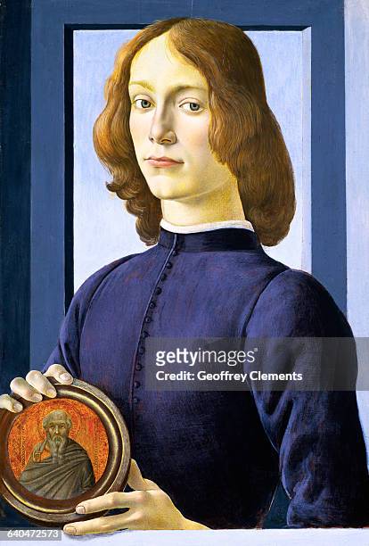 Portrait of a Young Man by Botticelli, circa 1480.