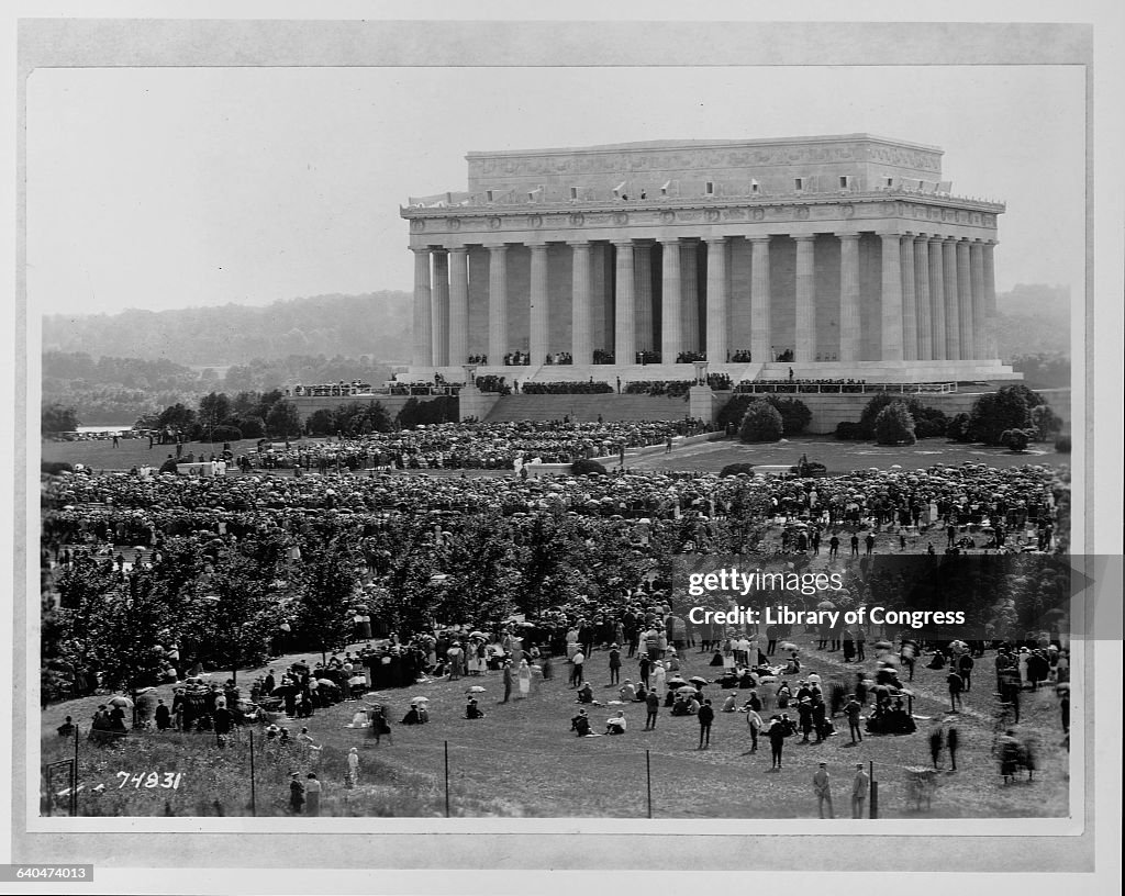 Lincoln Memorial Dedication Ceremony
