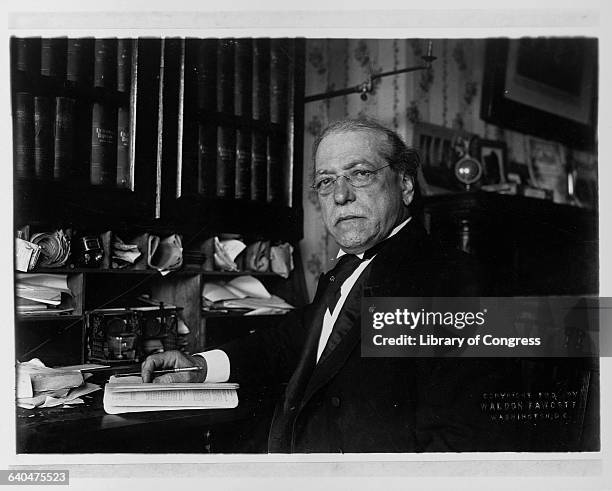 Samuel Gompers in His Office