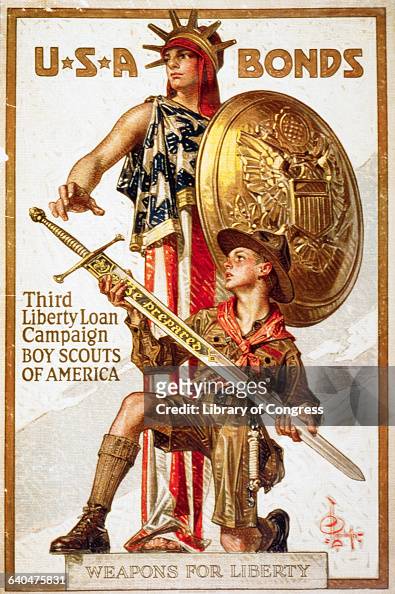 Weapons for Liberty Liberty Loan Poster by Joseph Christian Leyendecker