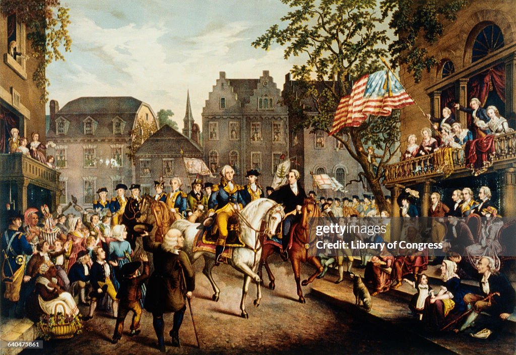 Washington's Triumphal Entry into New York, Nov. 25th, 1783 by C. Inger