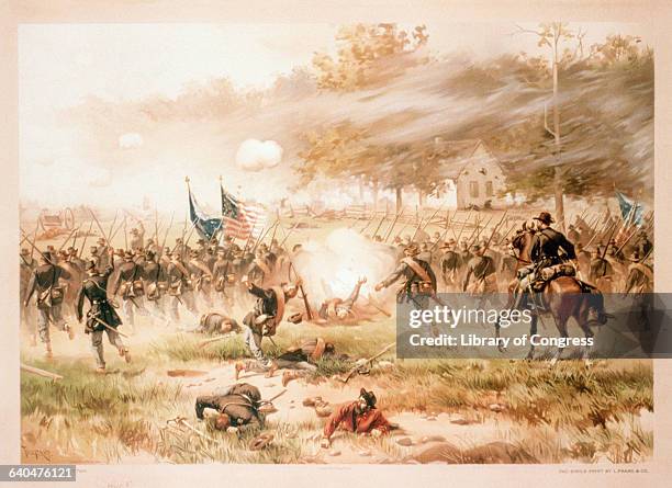 Battle of Antietam by L. Prang & Co.