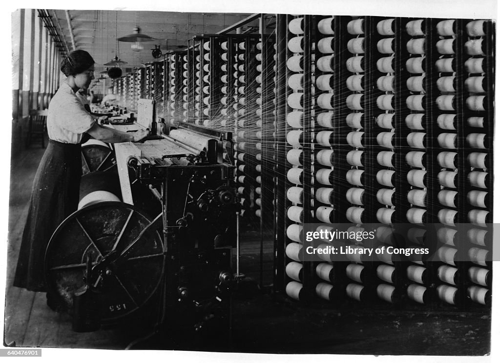 Loom Worker at Mill