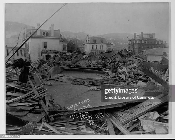 Remains of a House After the Johnstown Flood