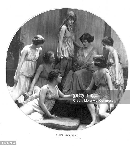 Isadora Duncan and Dance Group.