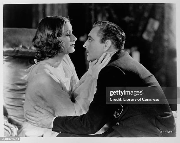 Greta Garbo and John Barrymore