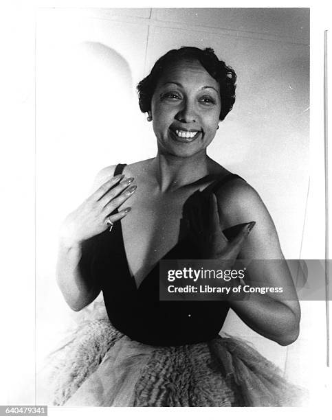 Dancer Josephine Baker