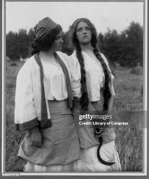 Two Women in Field