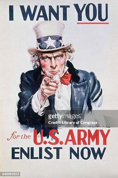 Want You for the U.S. Army" recruiting poster.