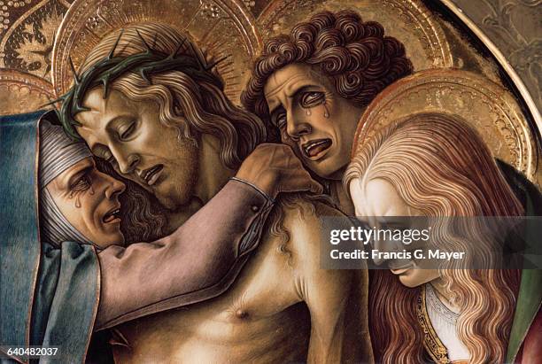 Detail of Pieta by Carlo Crivelli