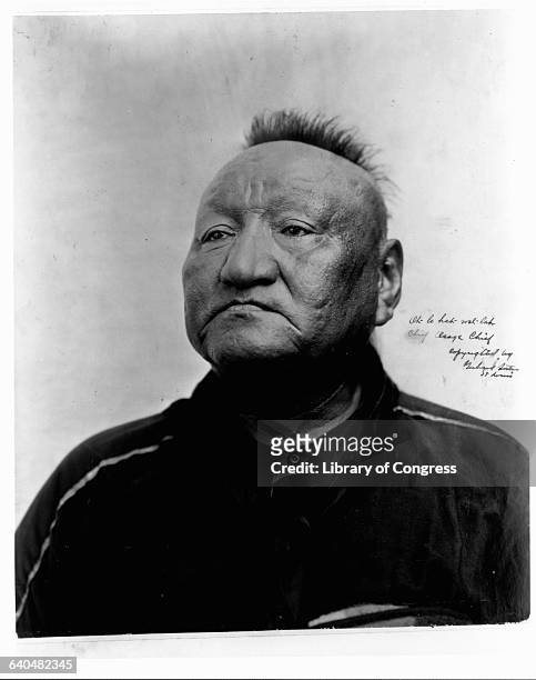 Chief Oh-lohah-wal-lah, an Osage Indian, 1904.