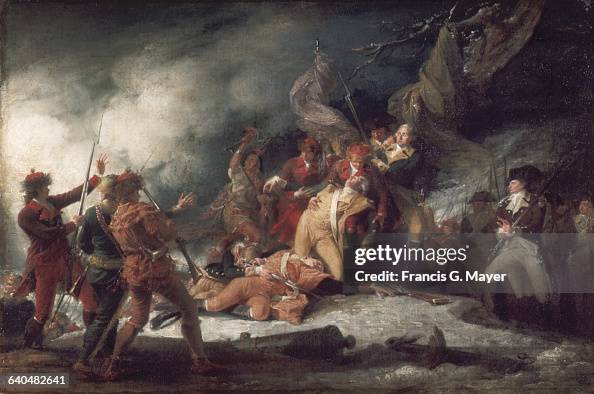 The Death of General Montgomery in the Attack on Quebec, December 31, 1775 by John Trumbull