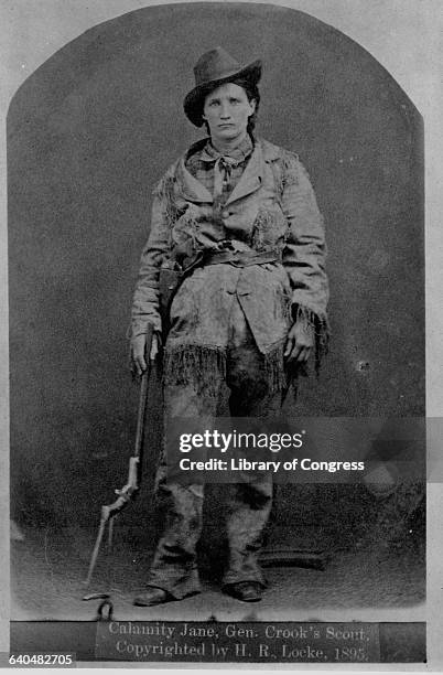 Calamity Jane, , General Crook's scout, 1895.