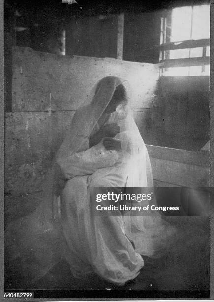 The Manger by Gertrude Kasebier