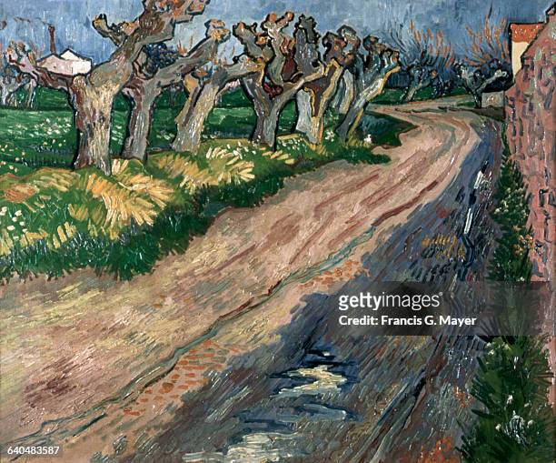 Road with Pollard Willows by Vincent van Gogh