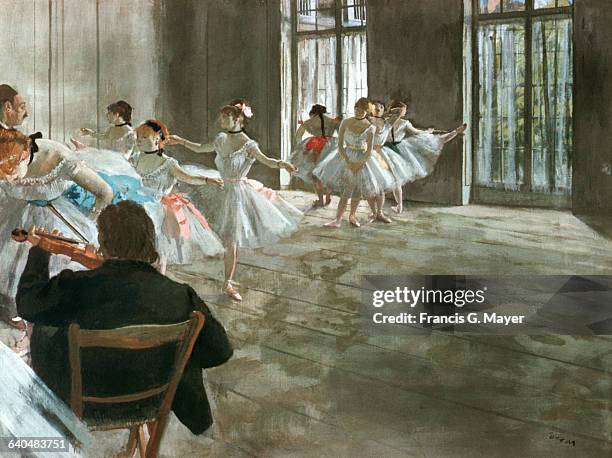 Dance School by Edgar Degas