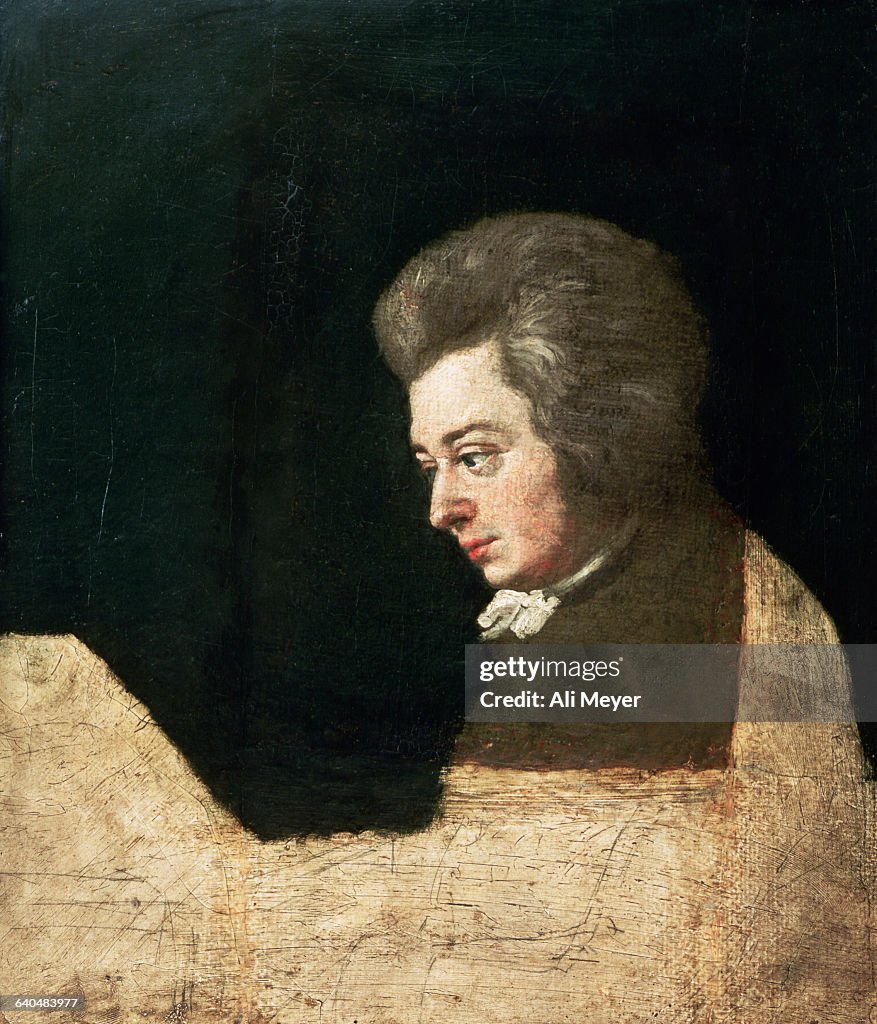 Wolfgang Amadeus Mozart by Joseph Lange