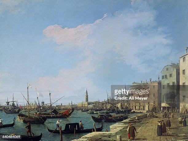 The Riva Degli Schiavoni Towards St. Mark's by Canaletto