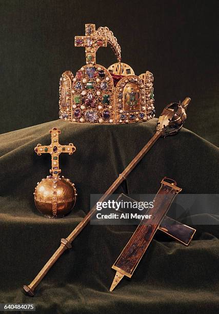 Corona Radiata Rome Imperial Crown Of The Holy Roman Empire Photos and Premium High Res ...