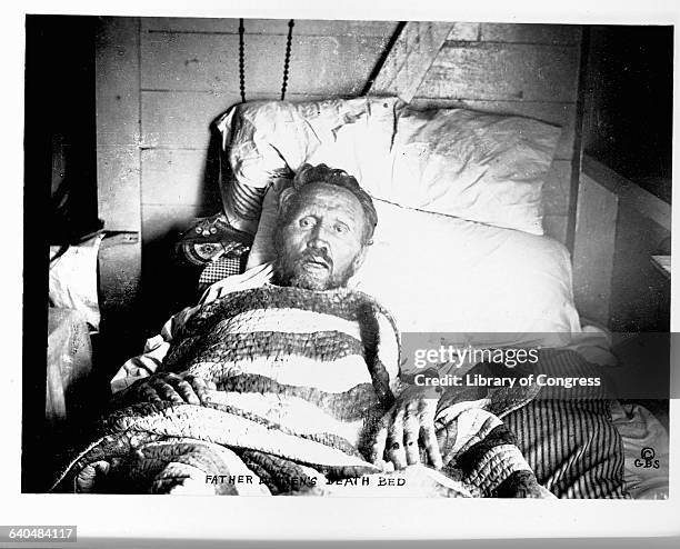 Father Damien on His Death Bed