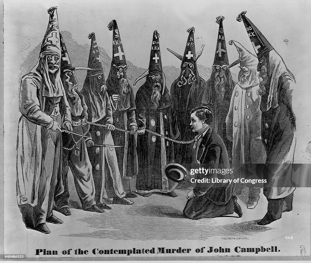 Ku Klux Klansmen Threatening John Campbell