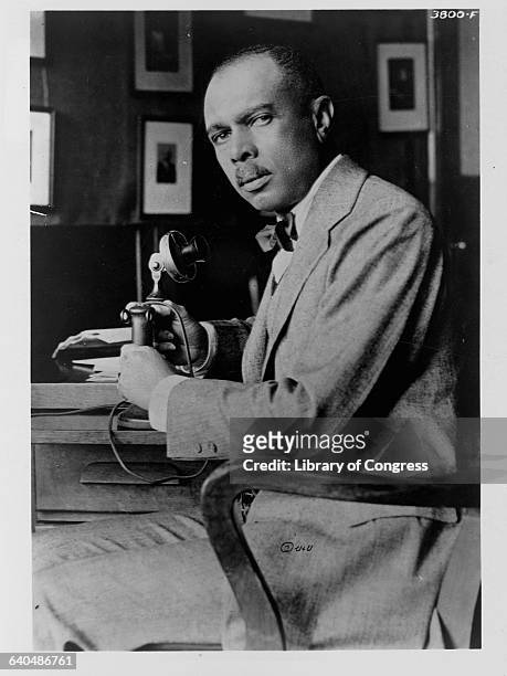 American writer and educator James Weldon Johnson , circa 1925. Johnson was one of the founders of the NAACP and served as the group's secretary from...