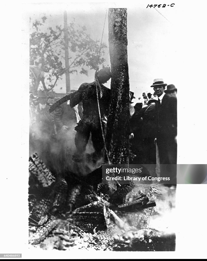 Charred Corpse of Lynching Victim Jesse Washington