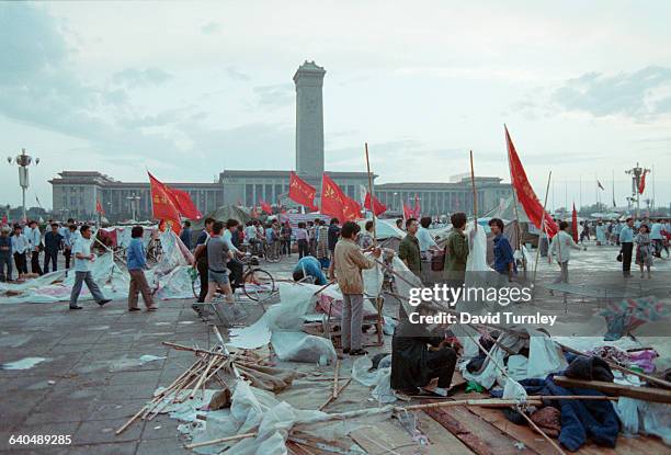 Student Demonstrators in Tiananmen Square