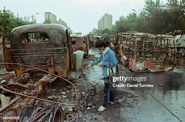 Looking at Aftermath in Tiananmen Square