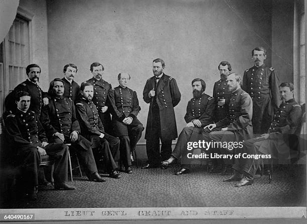 General Ulysses S. Grant with Chiefs of Staff