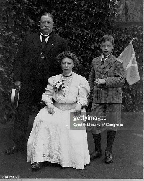 President and Mrs. Taft and Son Charles