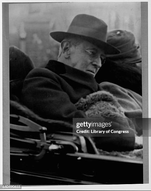 Woodrow Wilson, the 28th President of the United States, traveling on December 28 his 67th birthday.