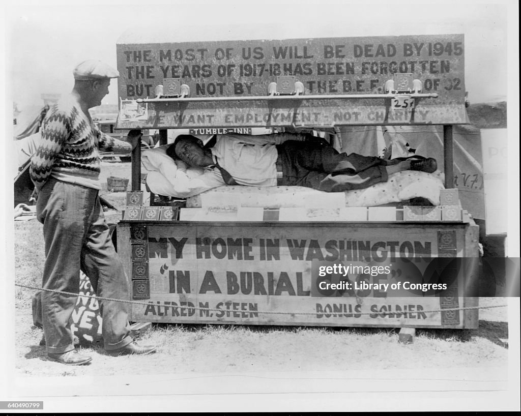 Protester in "Burial Case"