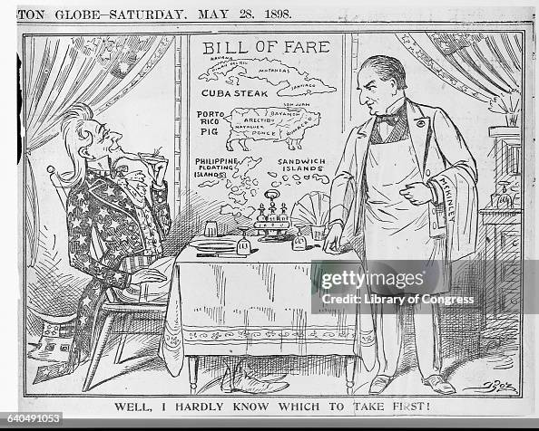 First Uncle Sam Well, I hardly know which to take first. (Uncle Sam being offered ...