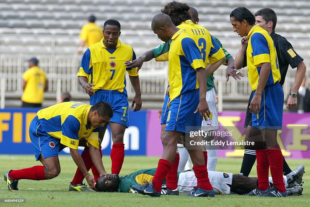Confederations Cup 2003 Cameroon Vs Colombia Marc Vivien Foe News confederations-cup-2003-cameroon-vs-colombia-marc-vivien-foe-news